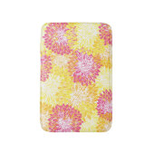 Roze, gele en Oranje mazen Badmat (Voorkant Verticaal)