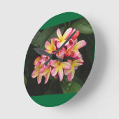 Roze, gele en rode stekelbaars ronde klok (Hoek)