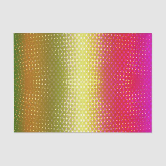 Roze gele glitter tissuepapier (Voorkant)