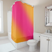 Roze gele gradiënt douchegordijn (In situ)