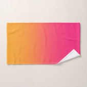 Roze gele gradiënt handdoek (Handdoek)