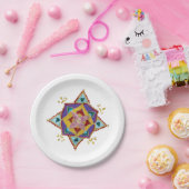 Roze gele Mandala papieren Borden Papieren Bordje (Feest)