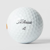 Roze Gele Mango Fruit Golfballen (Logo)