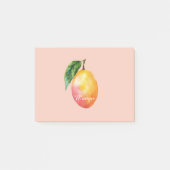 Roze Gele Mango Fruit Post-it® Notes (Voorkant)