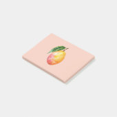 Roze Gele Mango Fruit Post-it® Notes (Schuin)