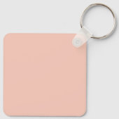Roze Gele Mango Fruit Sleutelhanger (Achterkant)