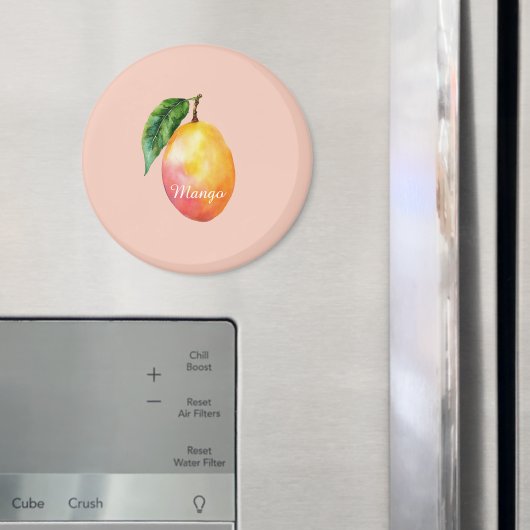 Roze Gele Mango Vrucht Magneet (Insitu (Koelkast))