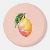 Roze Gele Mango Vrucht Magneet (Voorkant)