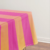 Roze gele Oranje strips Tafelkleed (Voorbeeld)