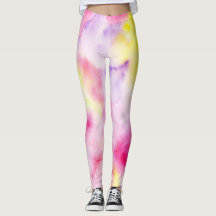 Roze Gele Paarse Tie Dye Peace