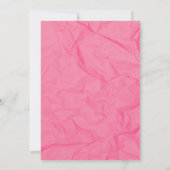 Roze gele retro Afstudeerfeest Kaart (Achterkant)