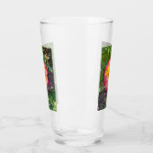 Roze Gele Roos Glas (Links)