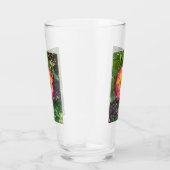 Roze Gele Roos Glas (Rechts)