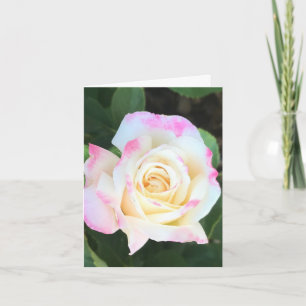 Roze & Gele Roos Persoonlijke Wenskaart Kaart