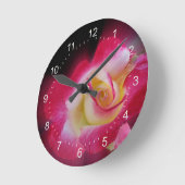 roze gele roos ronde klok (Hoek)