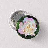 Roze & Gele Rose Button (Voorkant /achterkant)
