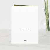 Roze Gele Snapdragon Bloem Gelukkige Verjaardag Kaart (Achterkant)