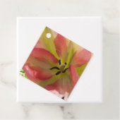 Roze & Gele Tulp  Bedankjes Labels (In situ)