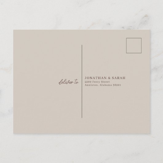 Roze & Gele Waterverf Bloemen Bruiloft RSVP Briefkaart (Achterkant)