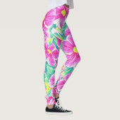 roze gele witte en groene Leggings (Rechts)