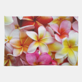 Roze gele witte gemengde pruimen theedoek (Horizontaal)