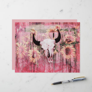 Roze gele zonnebloemen, Western bull