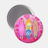 Roze geleend aan Surf Magneet (Voorkant / Achterkant)