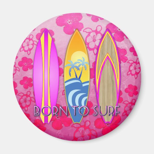 Roze geleend aan Surf Magneet (Voorkant)