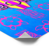 Roze geleend aan Surf Poster (Hoek)