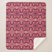 Roze gelt sherpa deken (Voorkant)