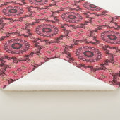 Roze gelt sherpa deken (3/4)