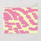 roze geluk 888 briefkaart (Voorkant)