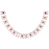 Roze Gelukkige Halloween Verjaardag Vlaggetjes (Alle)