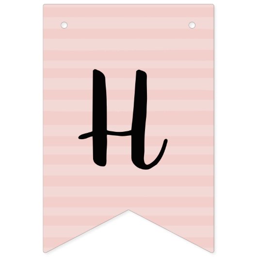 Roze Gelukkige Halloween Verjaardag Vlaggetjes (Tweede vlag)