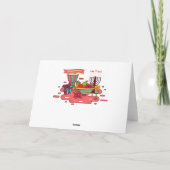 roze gelukkige kwanzaa feestdagen kaart (Achterkant)