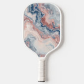 Roze gemarmerd aangepast pickleball-paddle pickleball paddle (Achterkant)