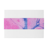 Roze gemarmerd uitnodigingen wikkel (Achterkant Voorbeeld)