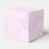 Roze gemarmerde bruiloft gunsten doos bedankdoosjes (Achterkant)