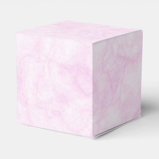 Roze gemarmerde bruiloft gunsten doos bedankdoosjes (Achterkant)