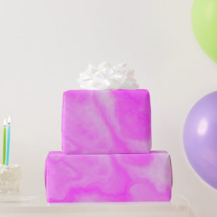 Roze gemarmerde schildering cadeaupapier
