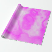 Roze gemarmerde schildering cadeaupapier (Uitgerold)