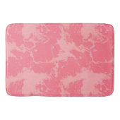 Roze gemarmerde wolk abstract badmat (Voorkant)