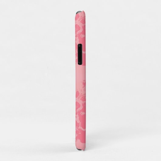 Roze gemarmerde wolk abstract Case-Mate iPhone case (Achterkant/rechts)