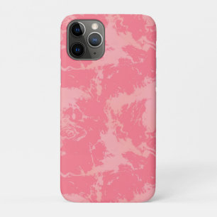 Roze gemarmerde wolk abstract Case-Mate iPhone case