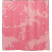 Roze gemarmerde wolk abstract douchegordijn (Voorkant)