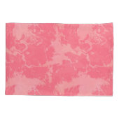 Roze gemarmerde wolk abstract kussensloop (Achterkant)