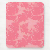 Roze gemarmerde wolk abstract muismat (Voorkant)