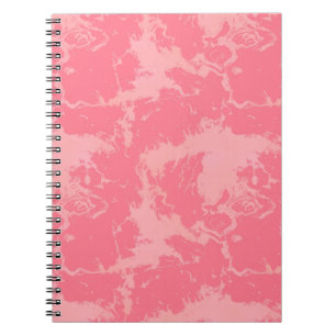 Roze gemarmerde wolk abstract notitieboek