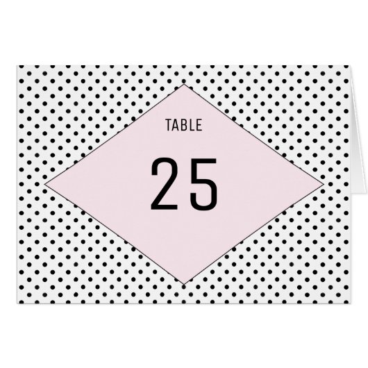 roze gematigde pooldots (Voorkant Horizontaal)