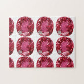 Roze Gemstone Legpuzzel (Horizontaal)